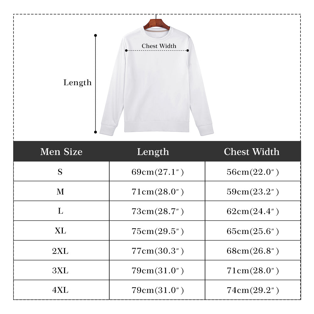 WJLD Mens All Over Print Sweater