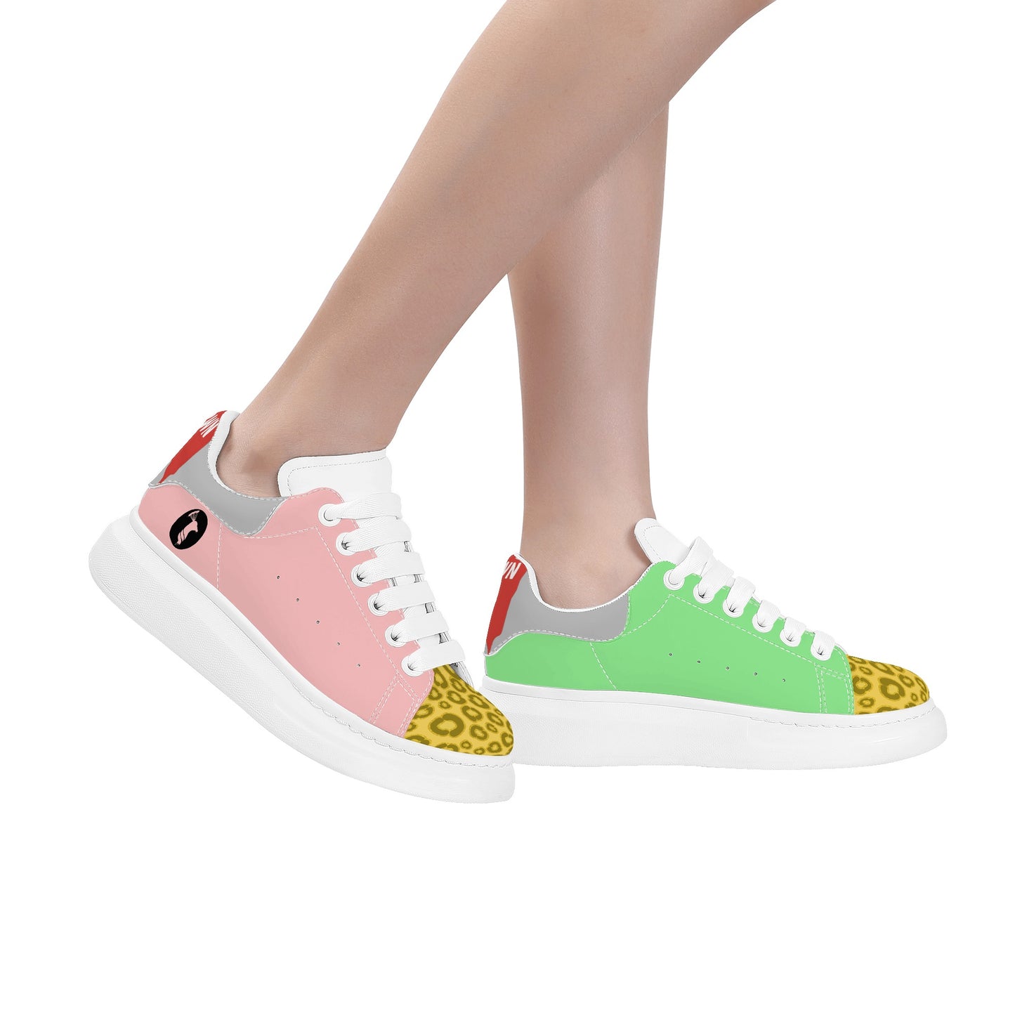 Womens Strawberry Lime Low Top Chunky Shoes