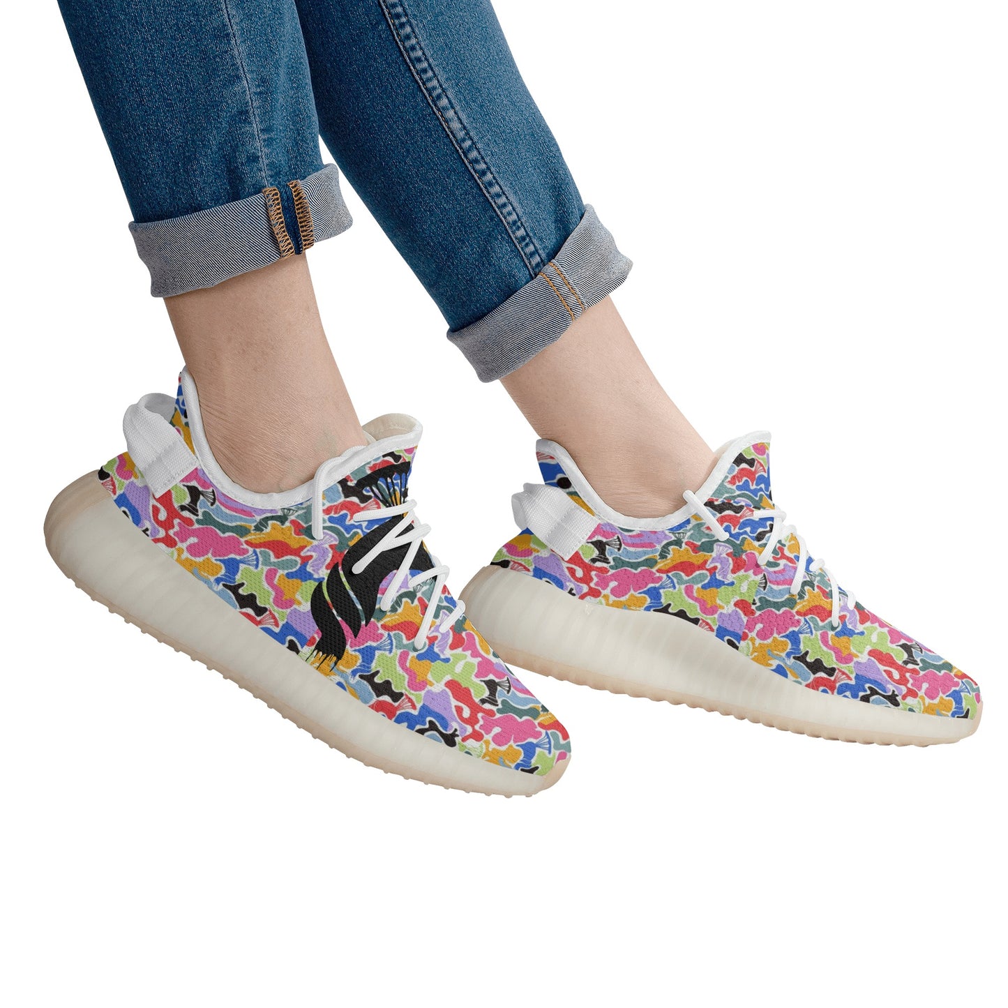Women's Classic Mesh Multi Color Camo Runing Shoes