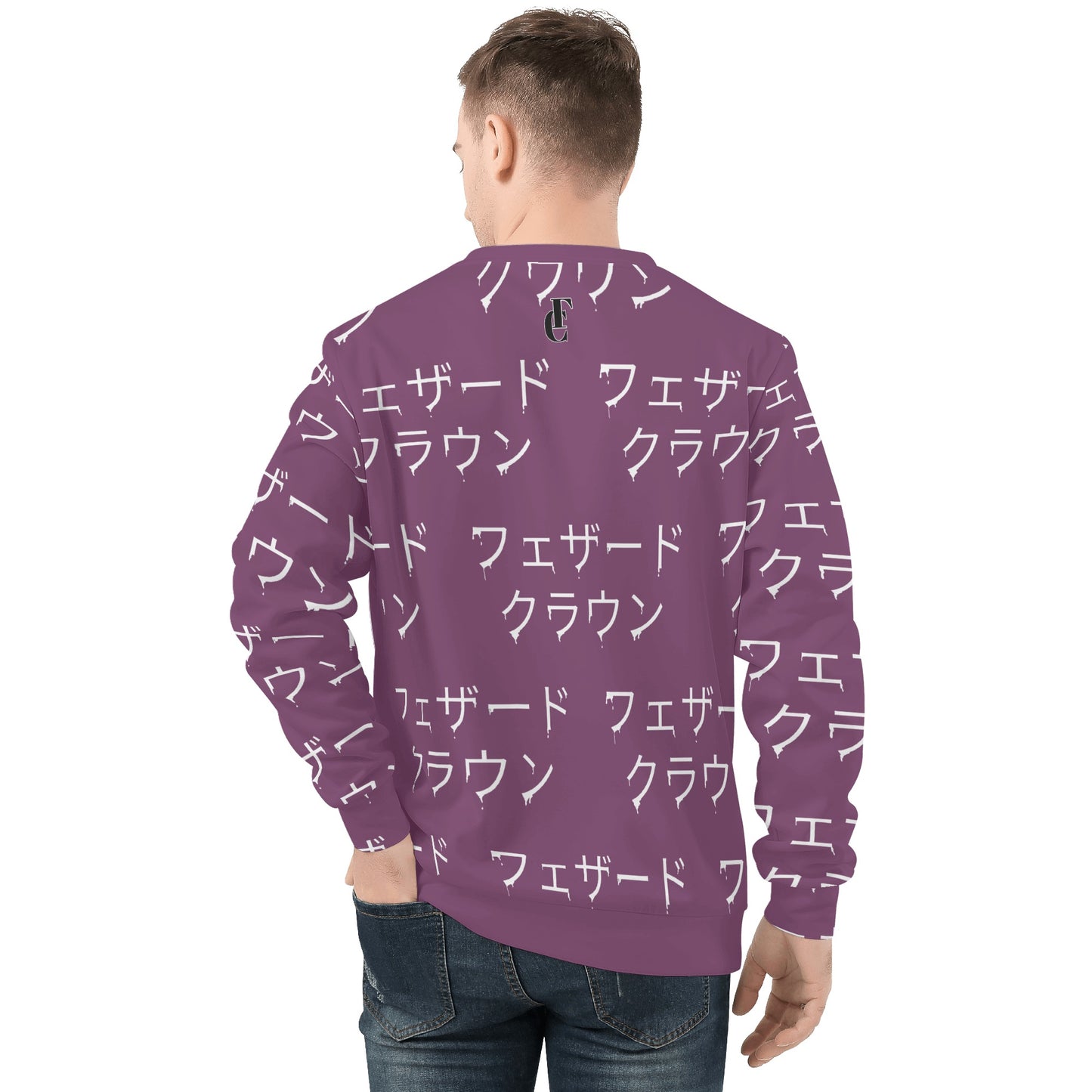 WJLD Mens All Over Print Sweater