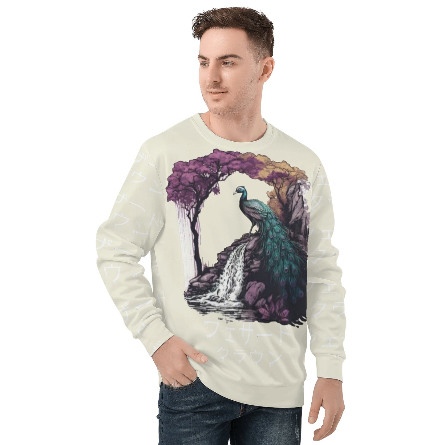 WJLD Mens All Over Print Sweater