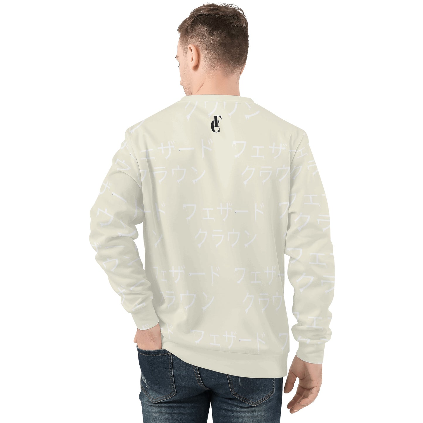 WJLD Mens All Over Print Sweater