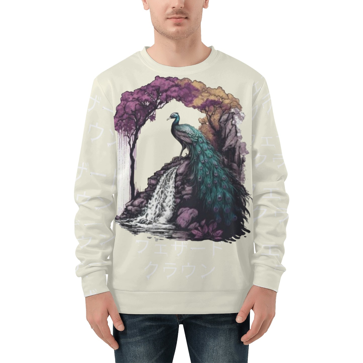 WJLD Mens All Over Print Sweater