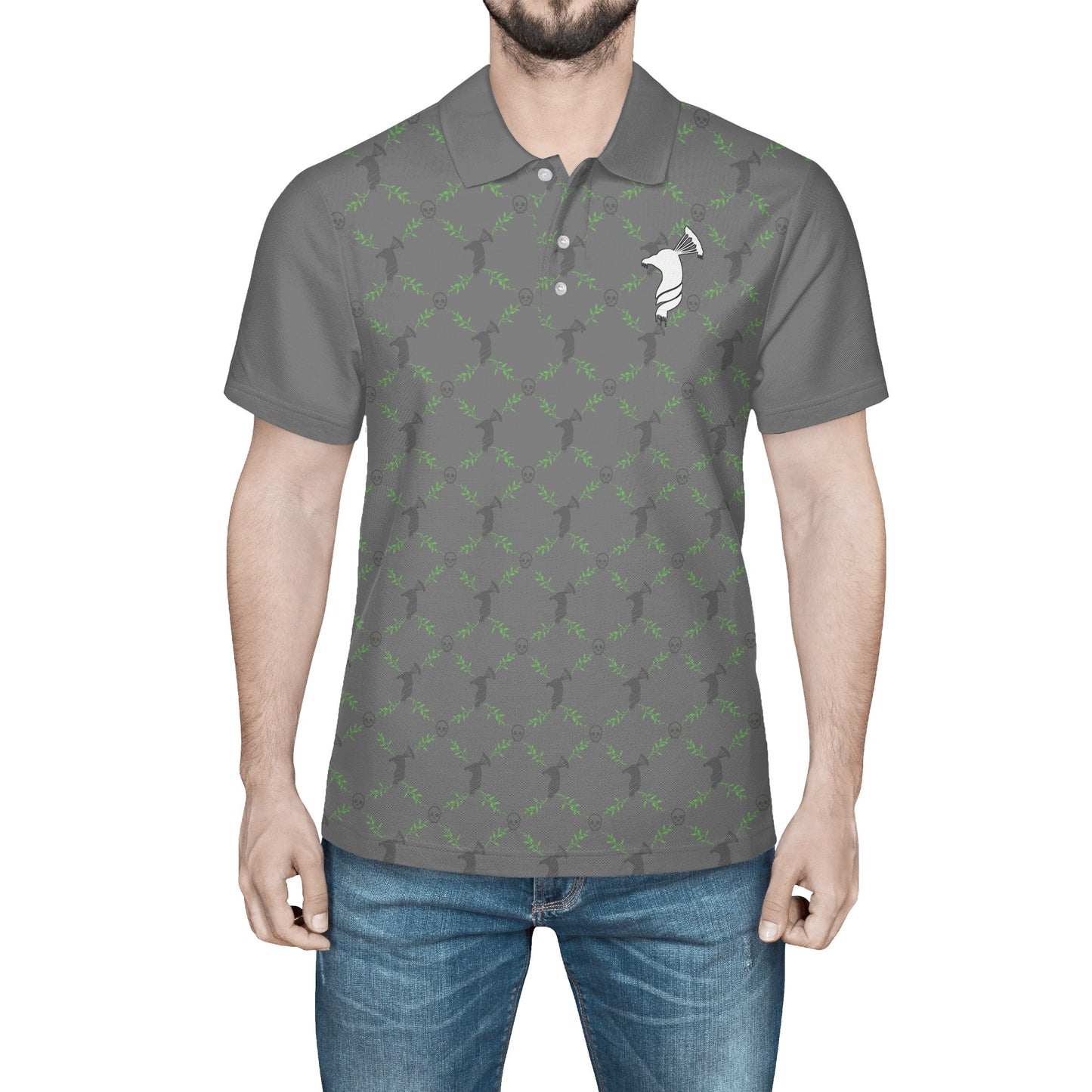 All Over Print Polo Shirt C&S