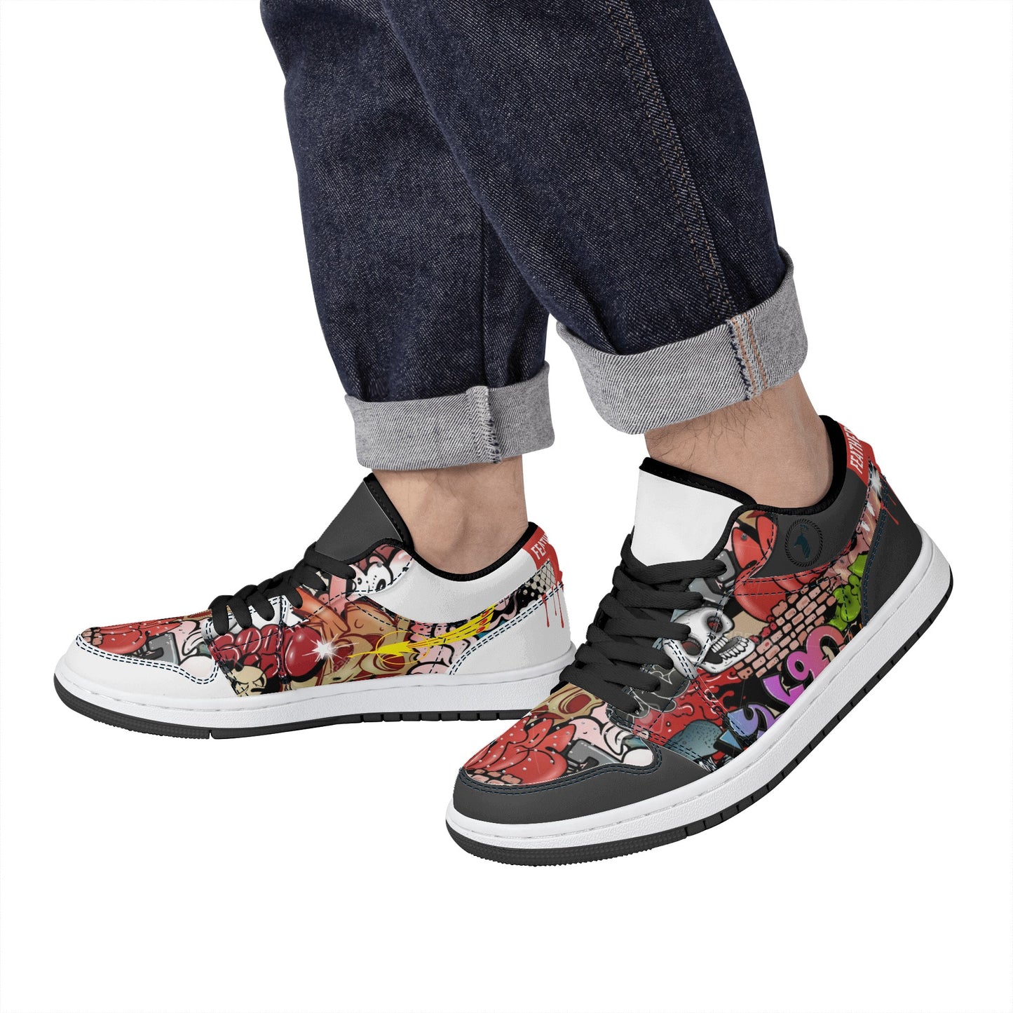 FCS graffiti Low Top Skateboard Sneakers