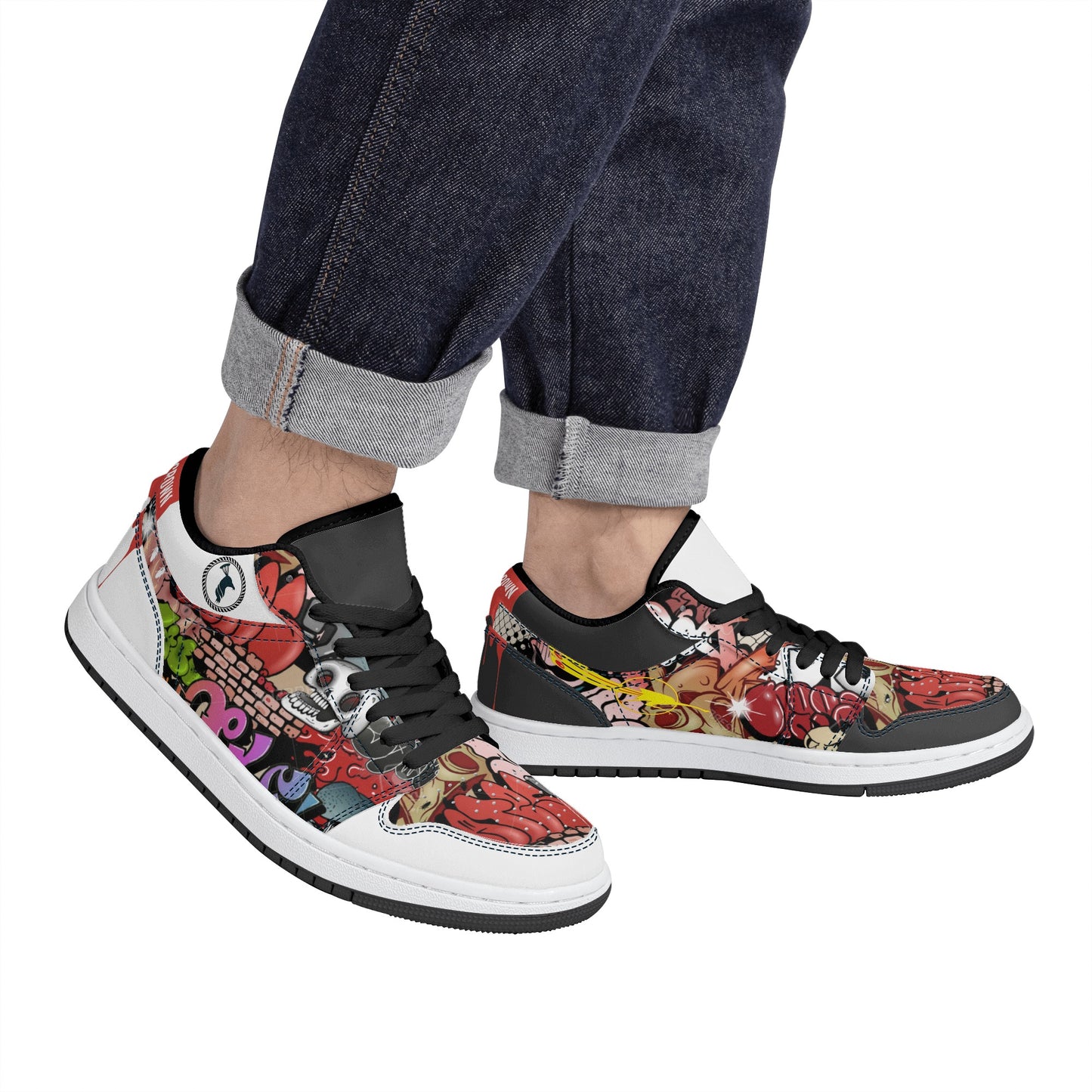 FCS graffiti Low Top Skateboard Sneakers