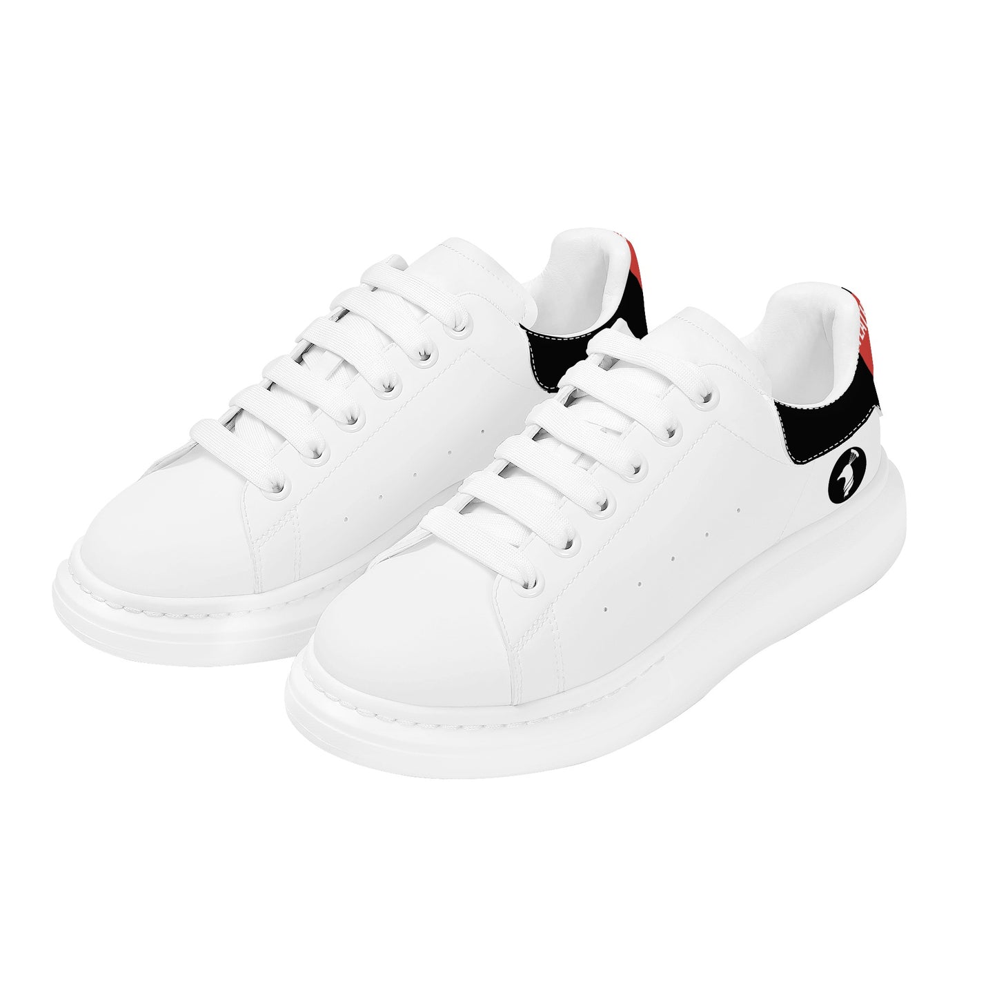 Mens White Low Top Chunky Shoes
