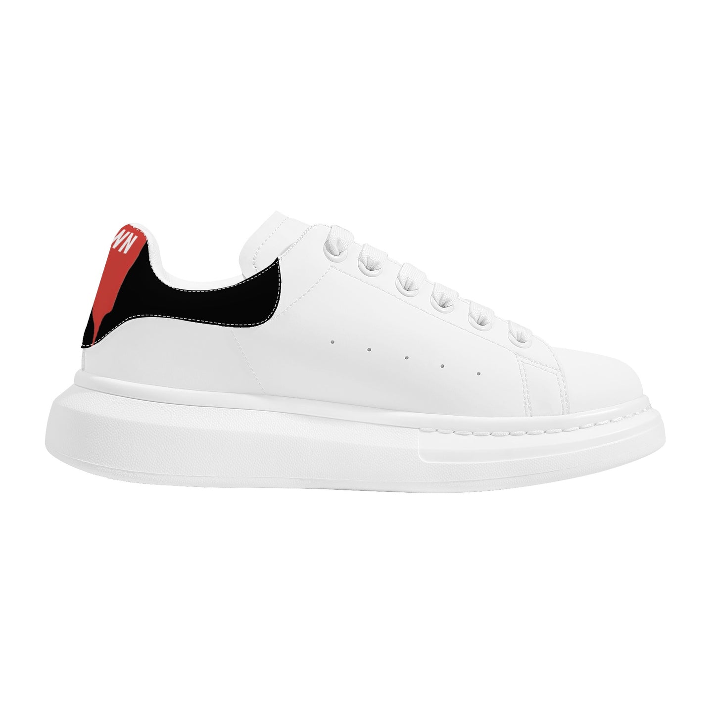 Mens White Low Top Chunky Shoes