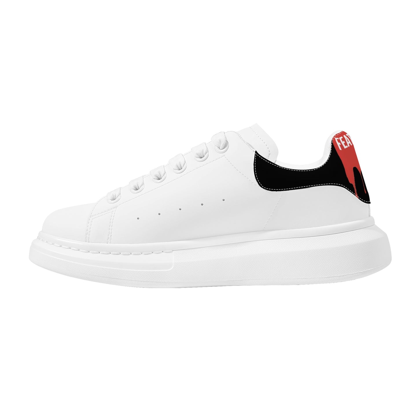 Mens White Low Top Chunky Shoes