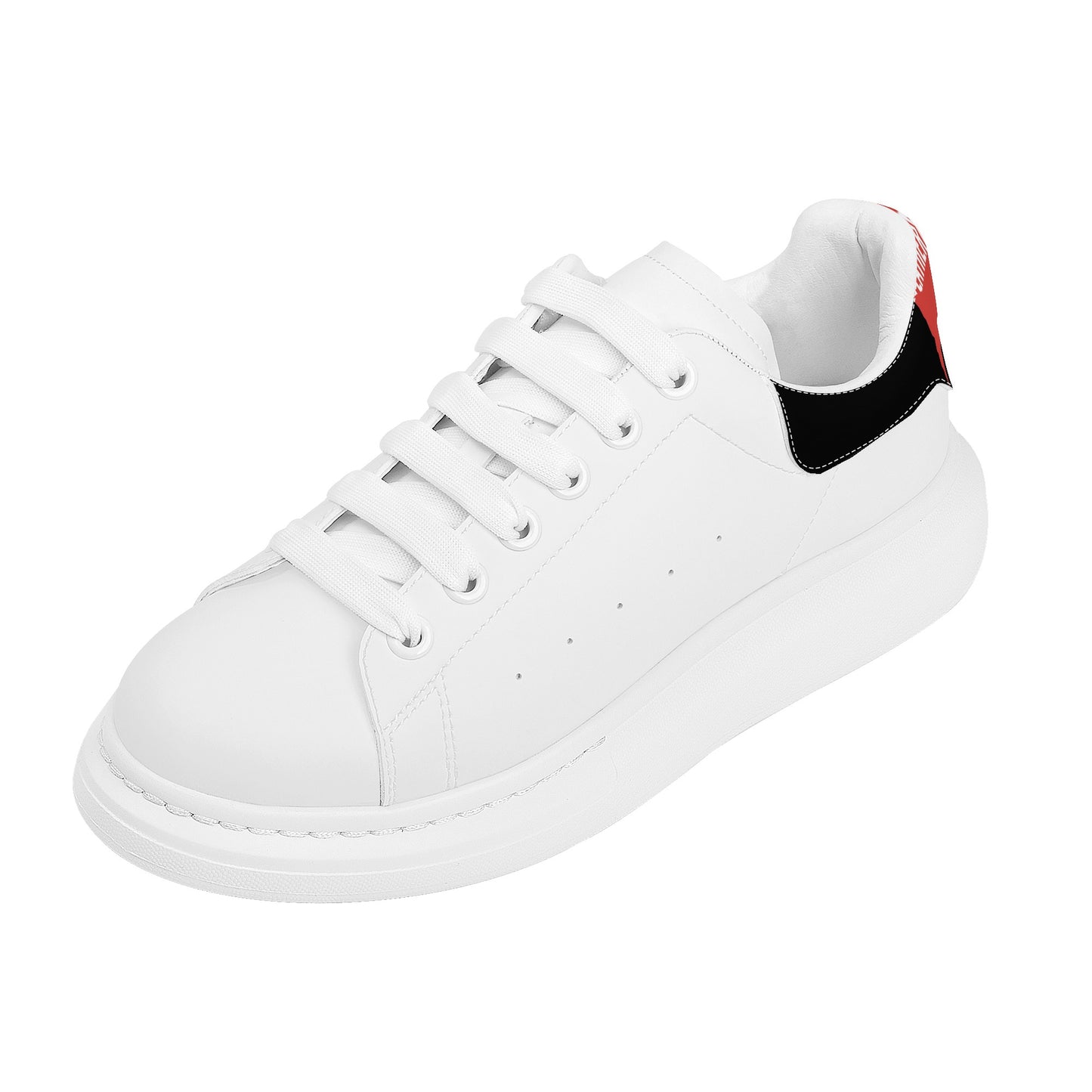 Mens White Low Top Chunky Shoes