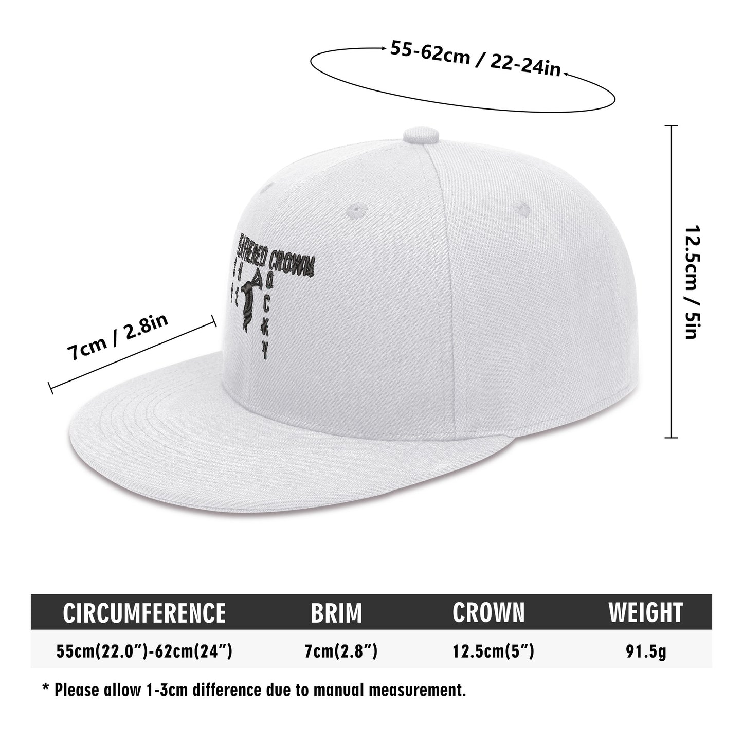 Four Sides Embroidered For The Cocky FC Hats