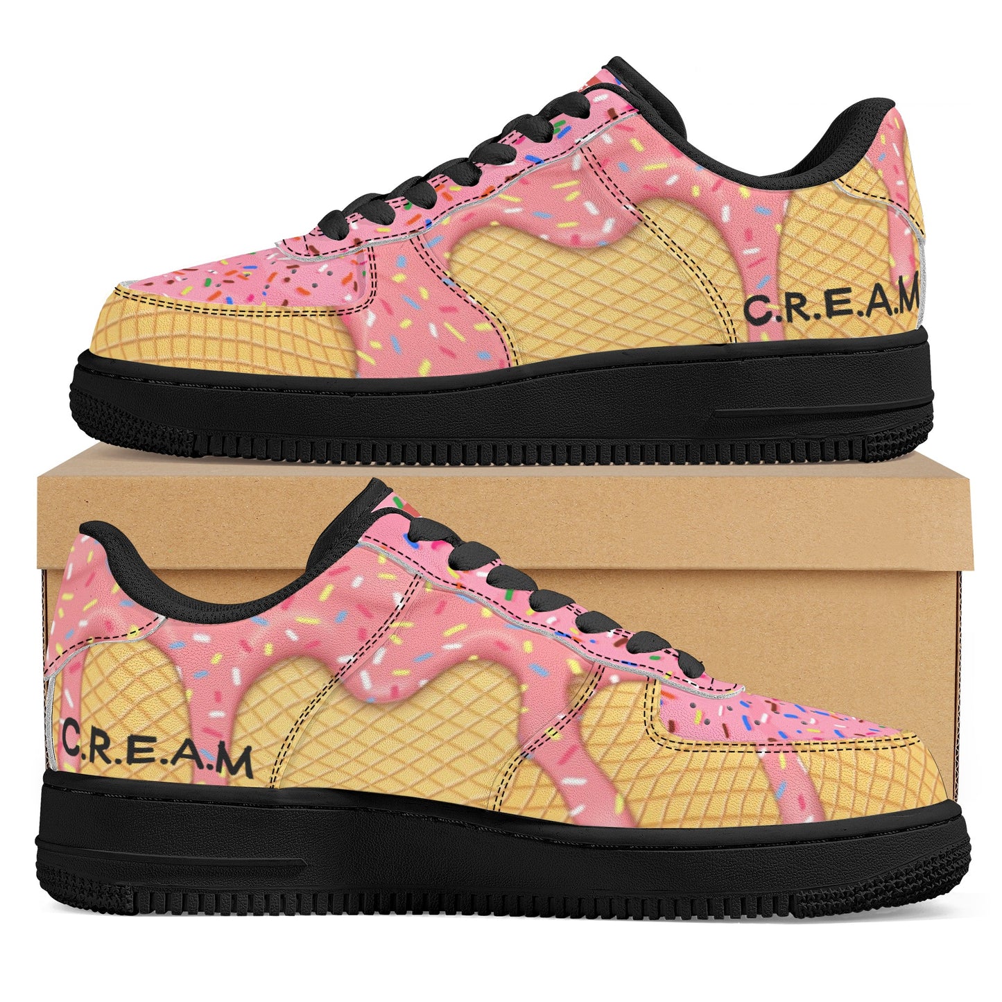 Mens FCS C.R.E.A.M Low Top Leather Shoes