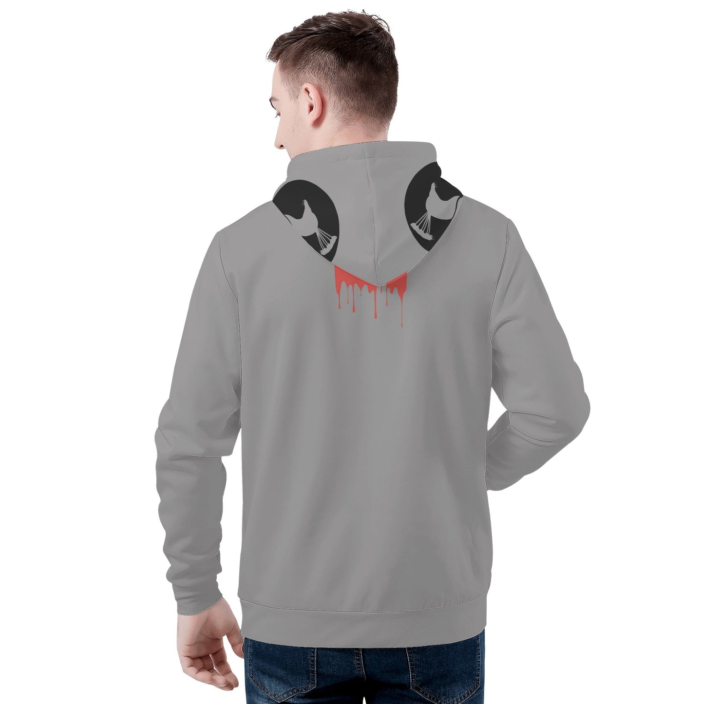 Mens All Over Print Hoodie