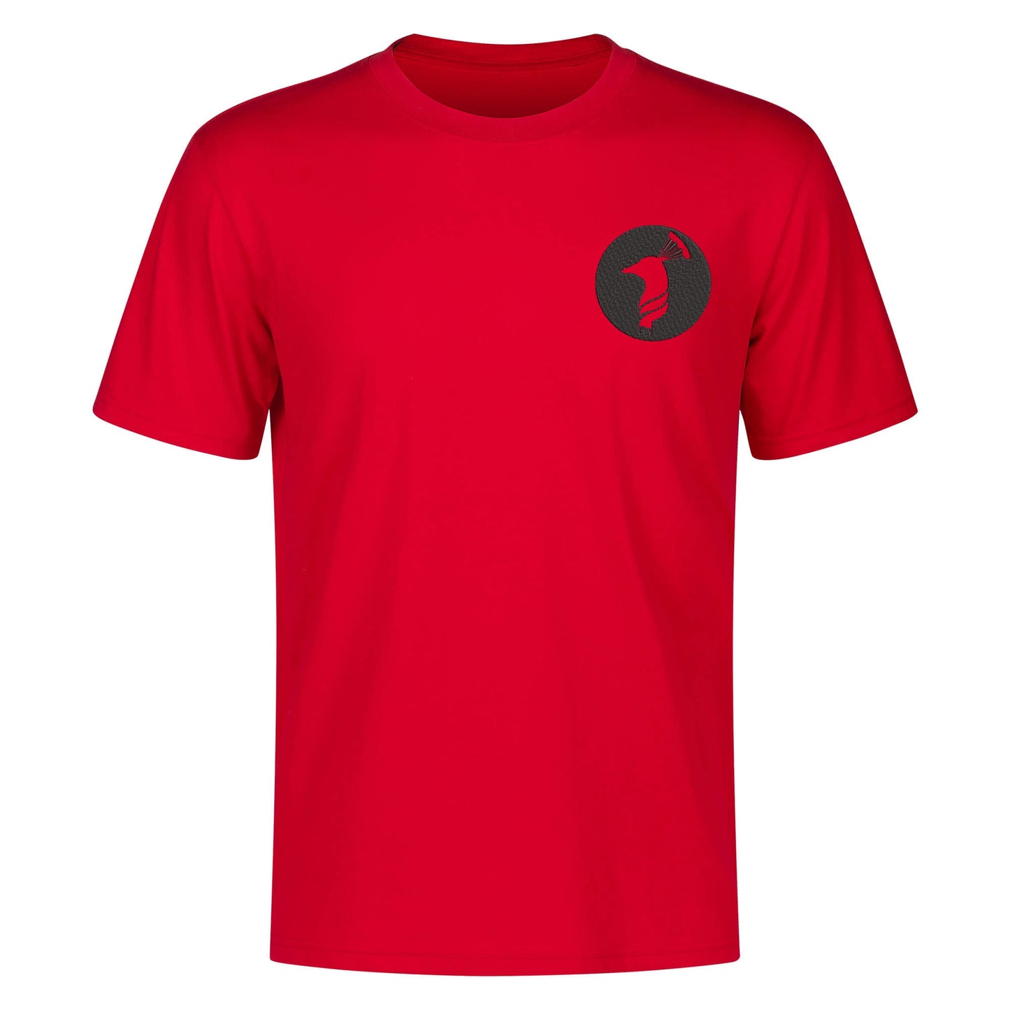 Embroidered Men's Cotton T shirt (Chest Design)