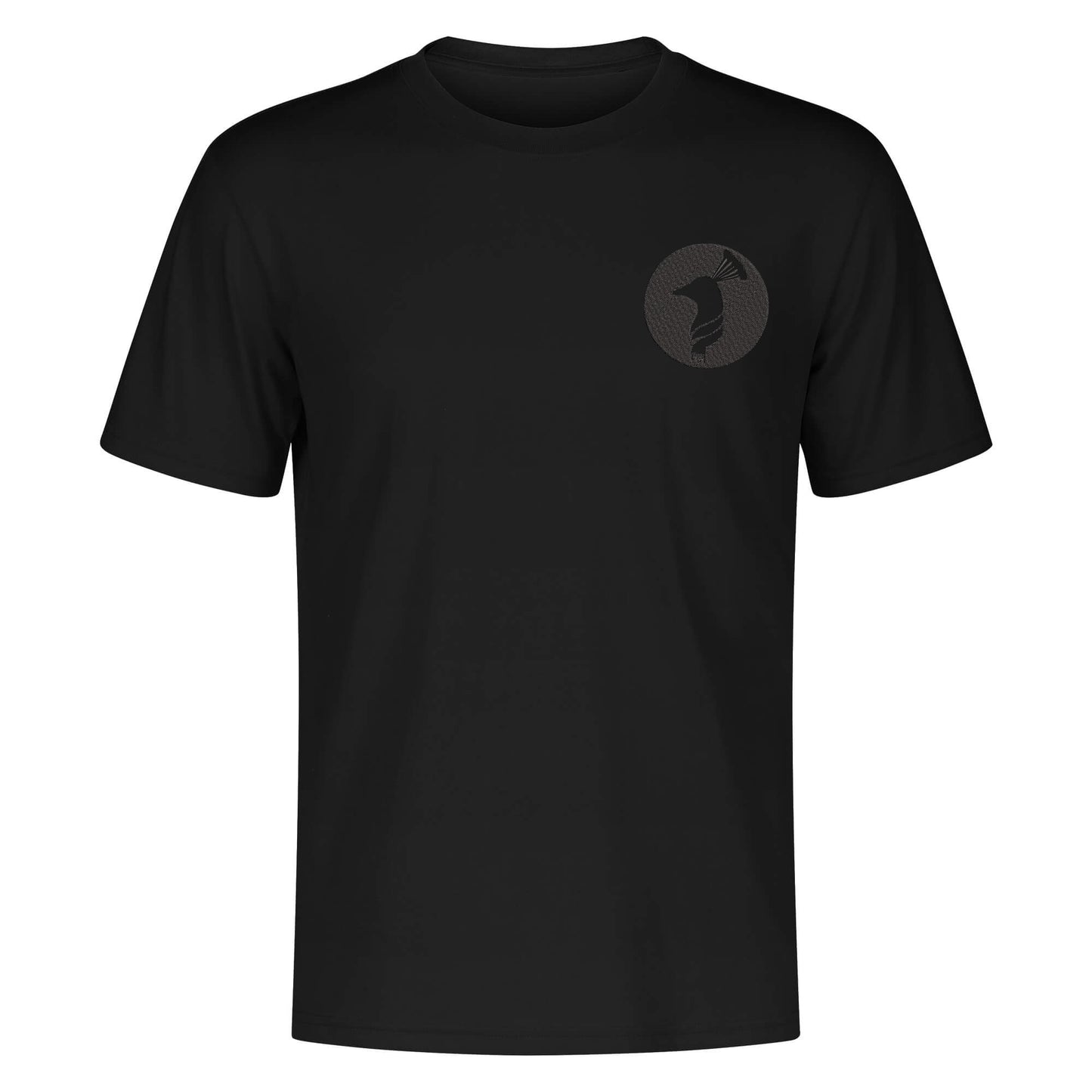 Embroidered Men's Cotton T shirt (Chest Design)