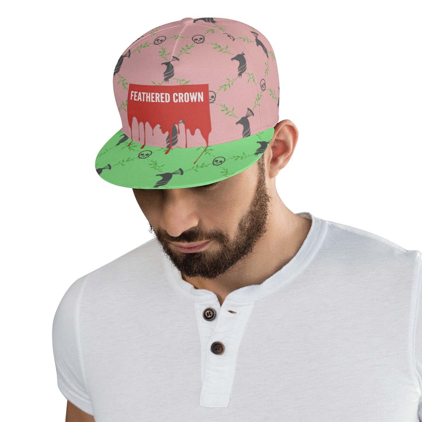 All Over Printing Hip-hop Caps