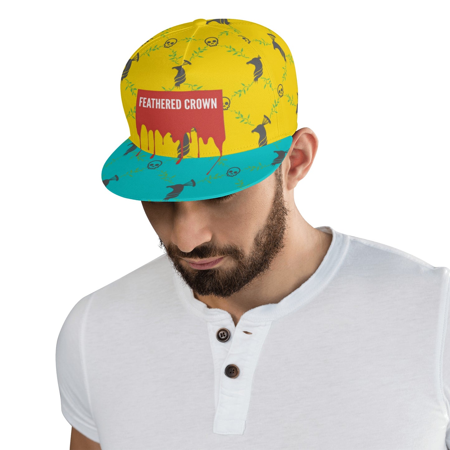 All Over Printing Hip-hop Caps