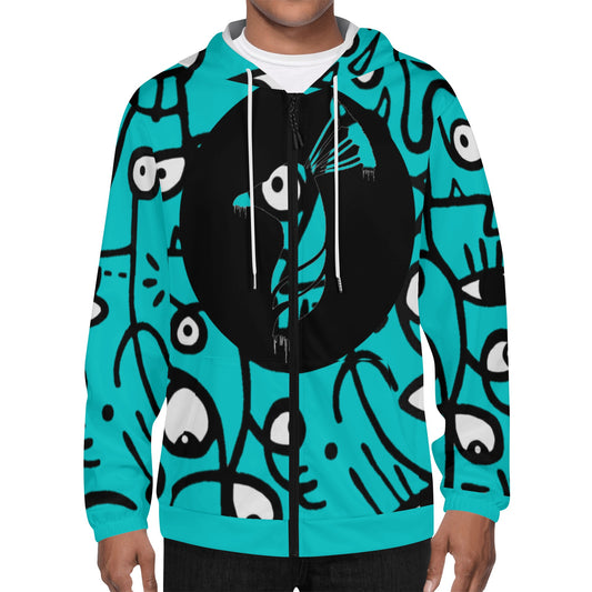 Men's Lightweight Zipper Jumper Sweatshirt Hoodie