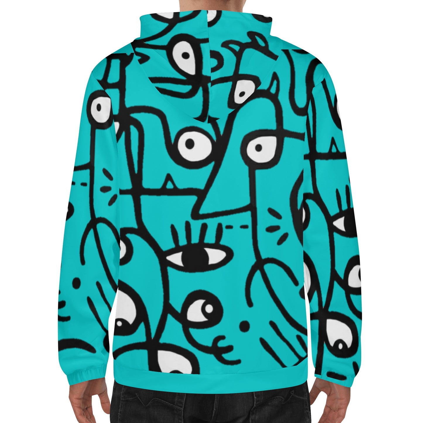 Men's Lightweight Zipper Jumper Sweatshirt Hoodie