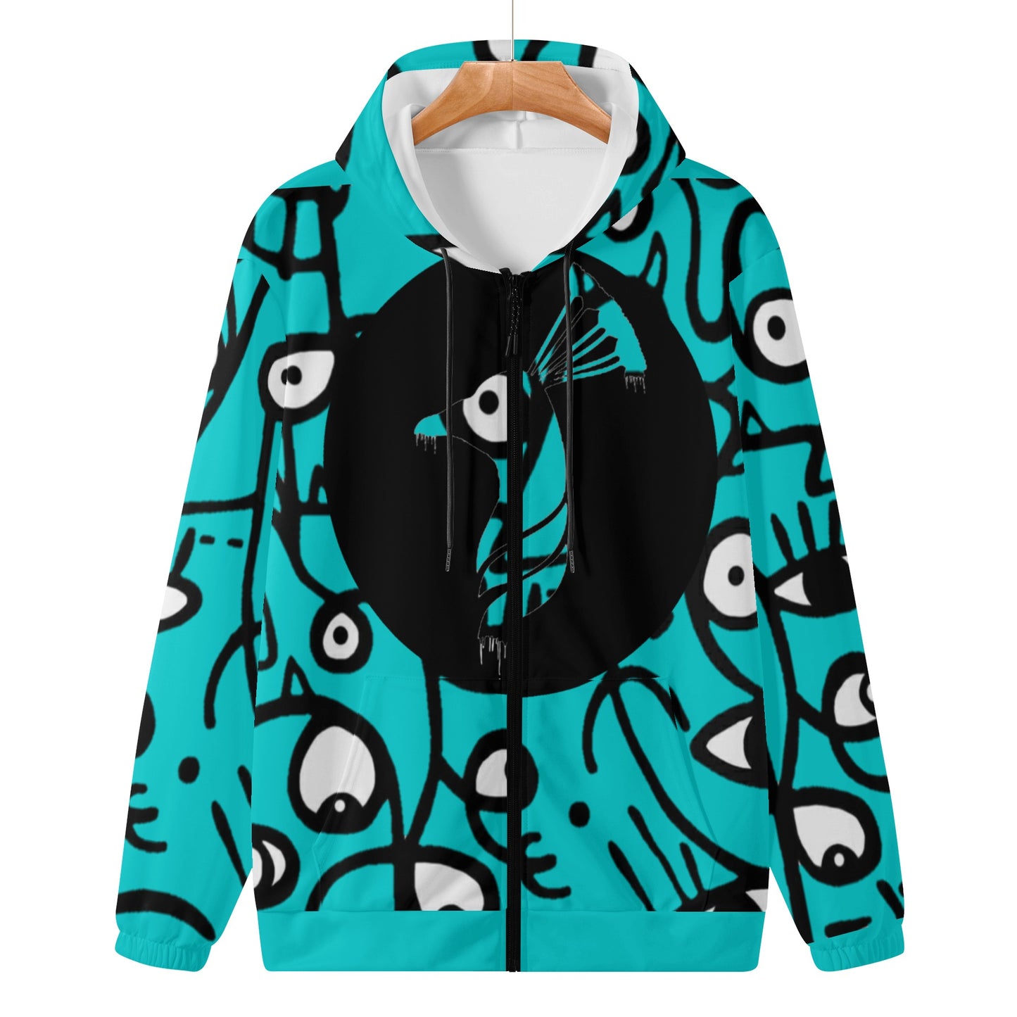 Men's Lightweight Zipper Jumper Sweatshirt Hoodie