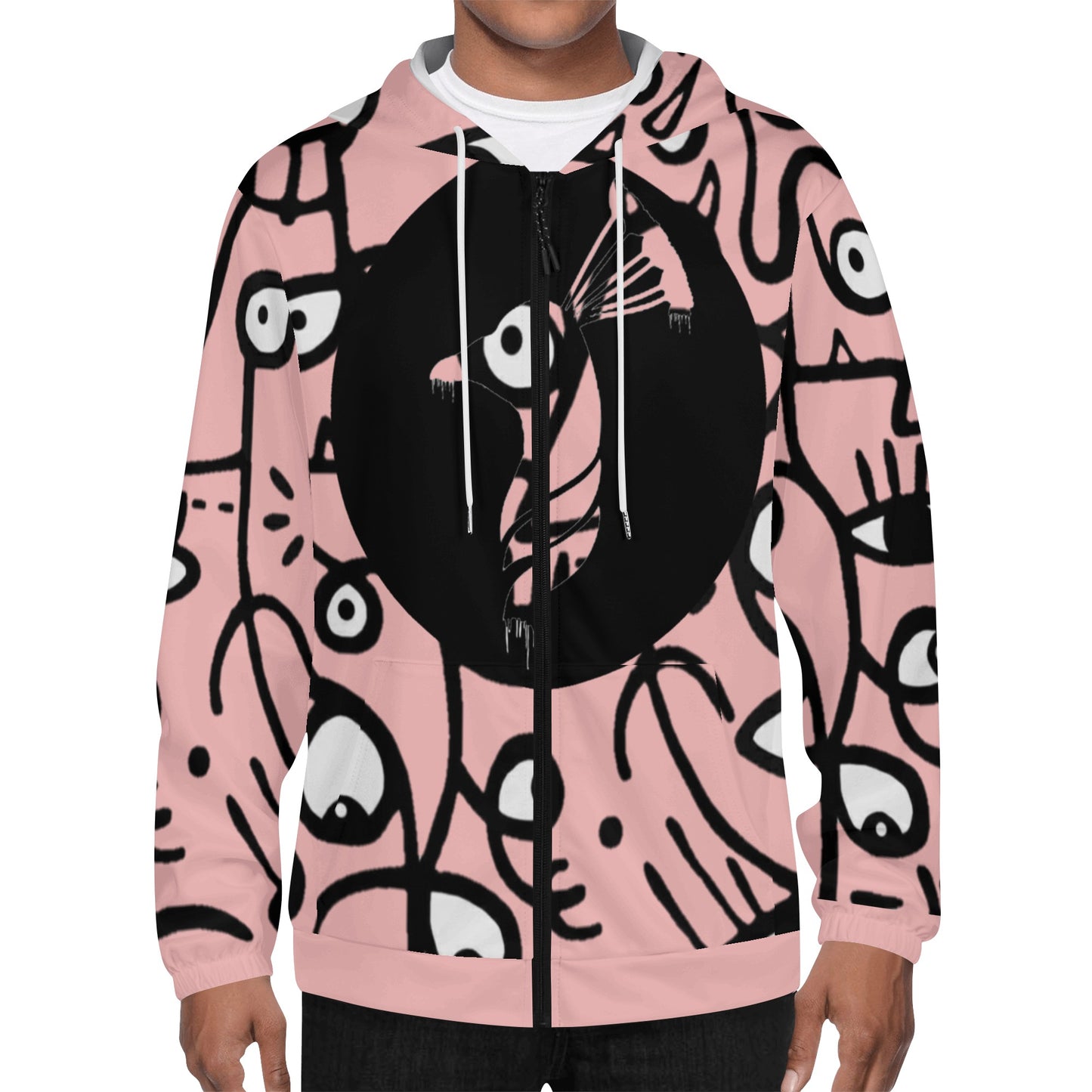 Men's Lightweight Zipper Jumper Sweatshirt Hoodie