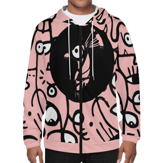 Men's Lightweight Zipper Jumper Sweatshirt Hoodie