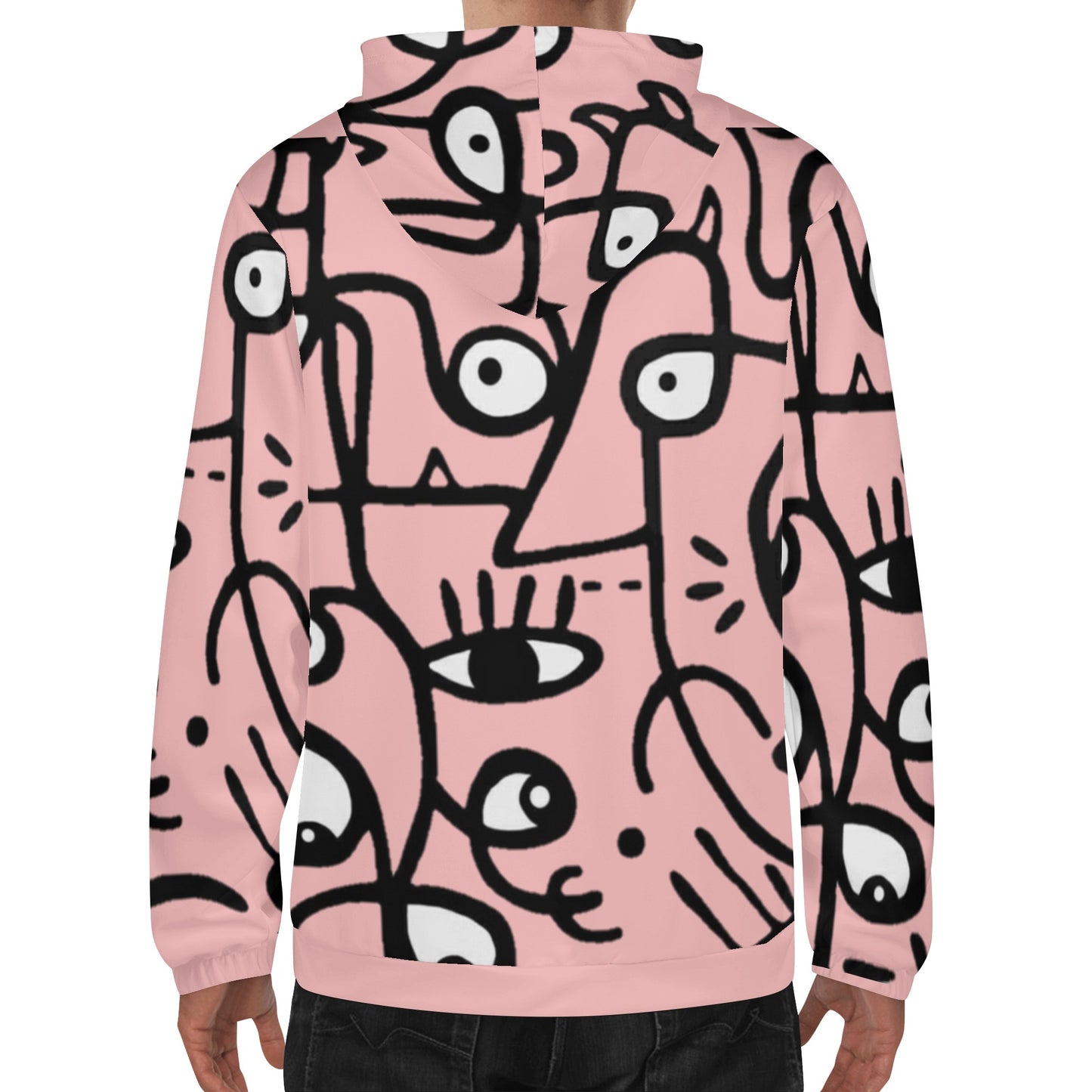 Men's Lightweight Zipper Jumper Sweatshirt Hoodie