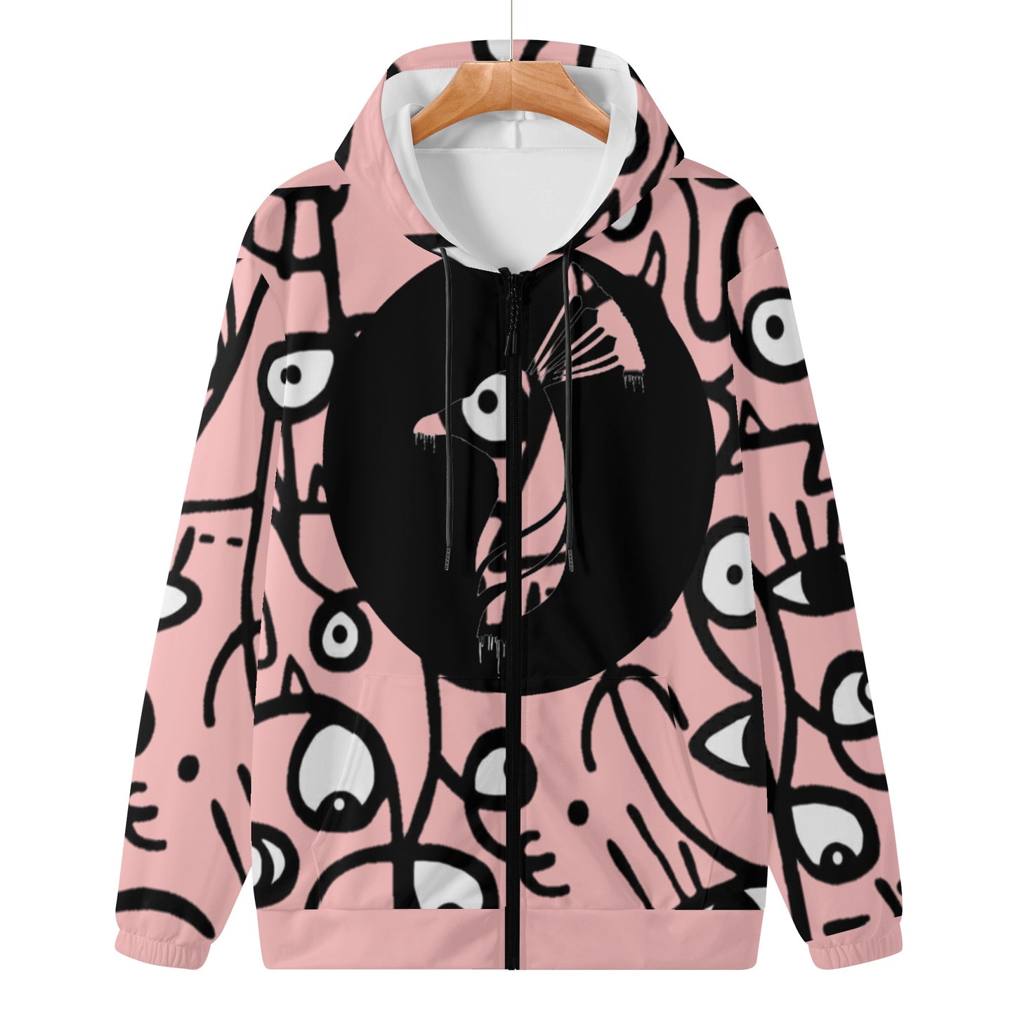 Men's Lightweight Zipper Jumper Sweatshirt Hoodie