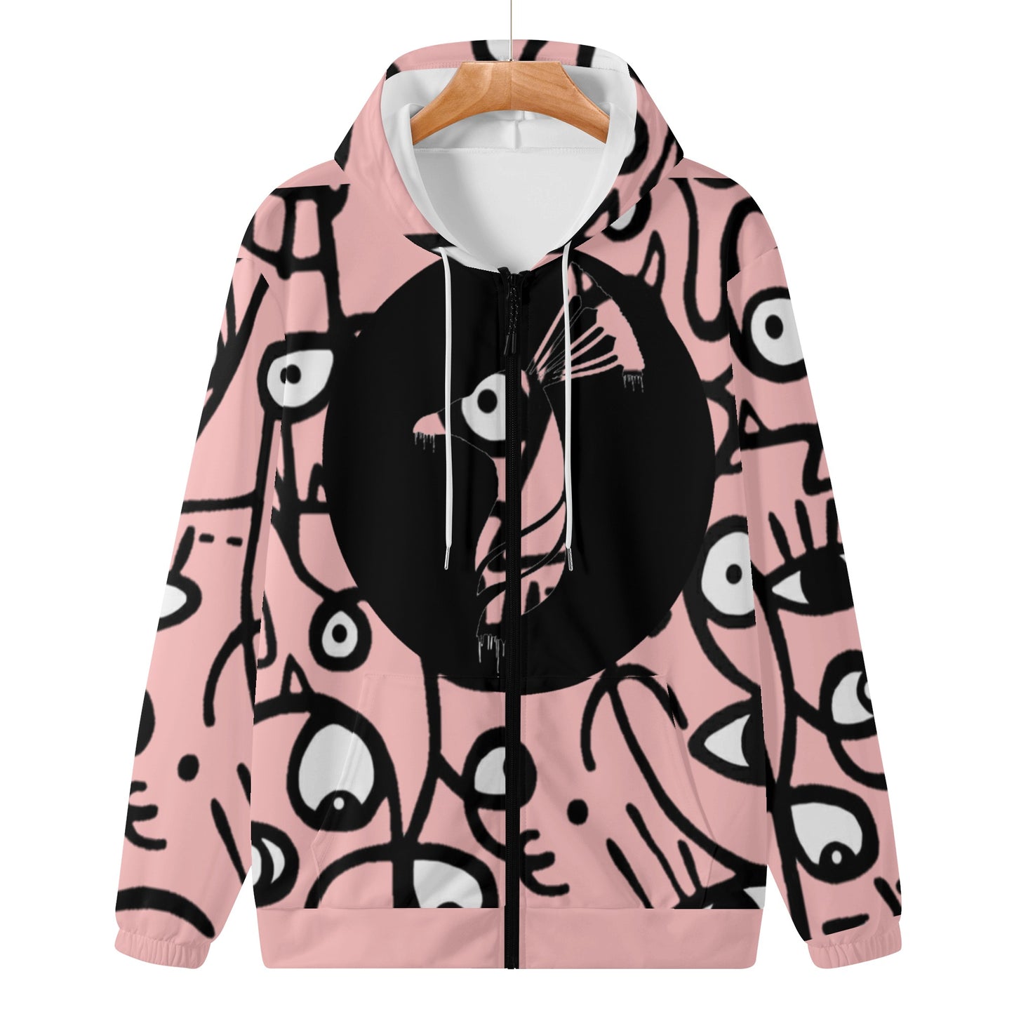 Men's Lightweight Zipper Jumper Sweatshirt Hoodie