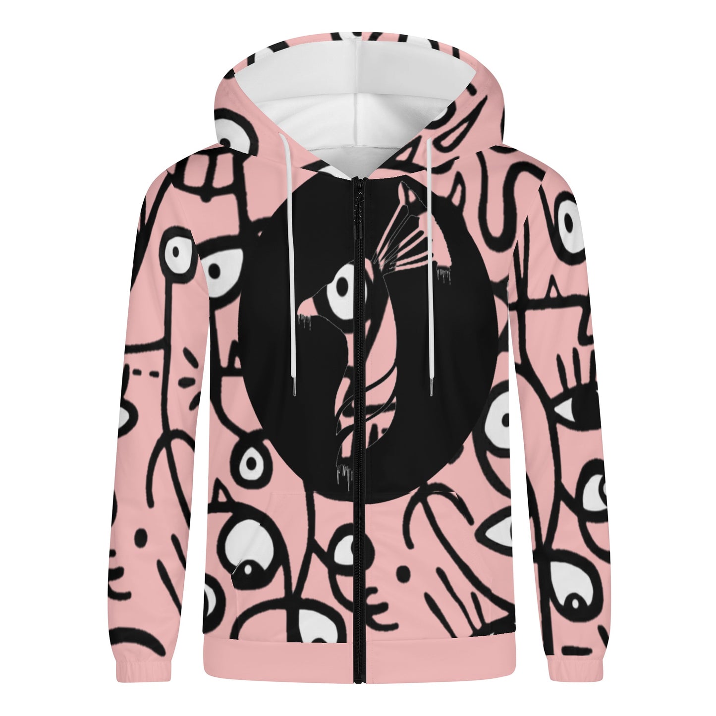 Men's Lightweight Zipper Jumper Sweatshirt Hoodie