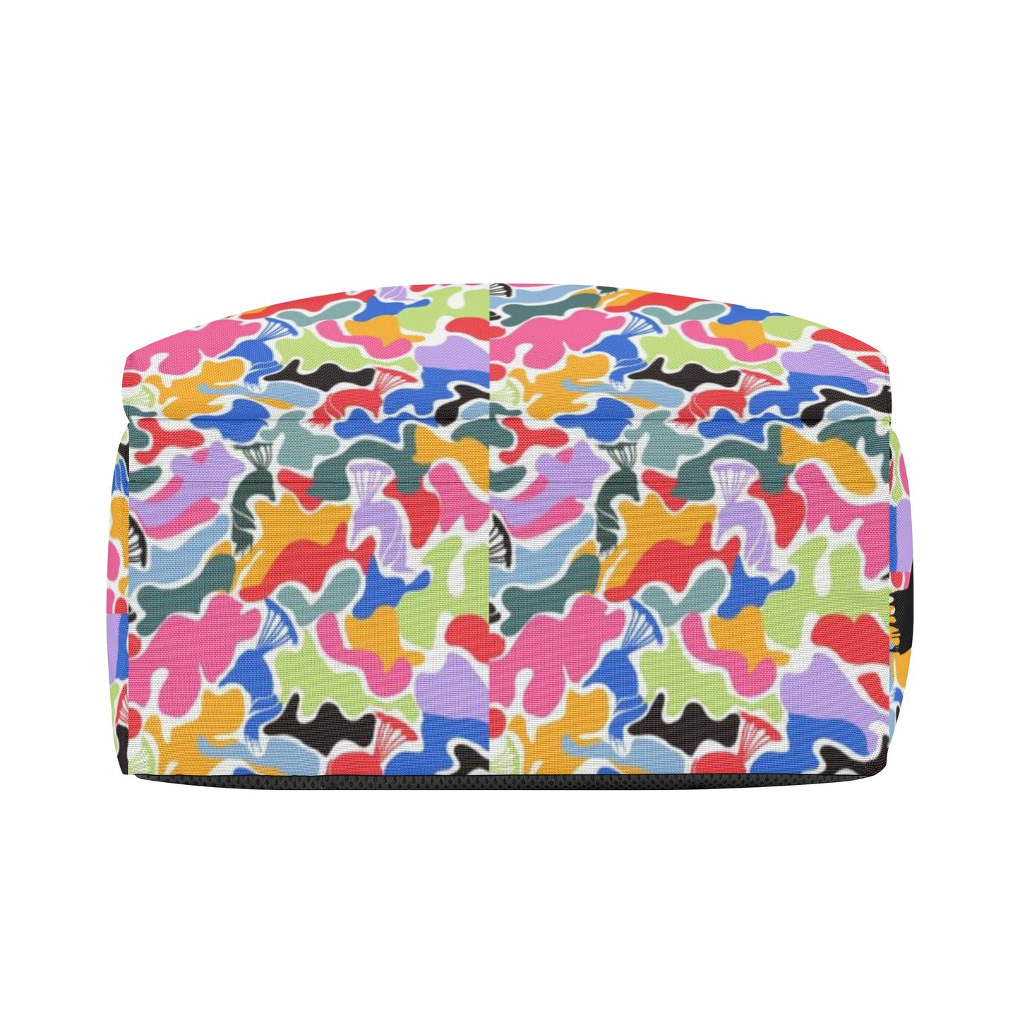 Printed + Embroidered Multi Color Camo Backpack