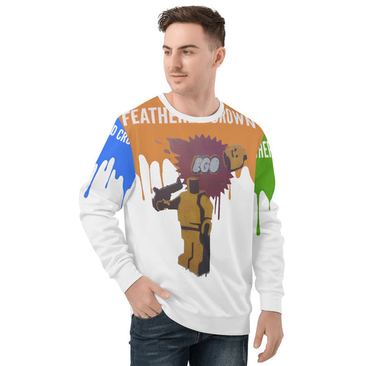 Mens All Over Print Sweater