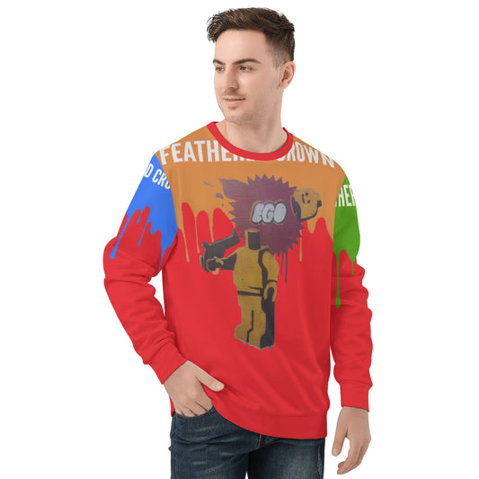 Mens All Over Print Sweater