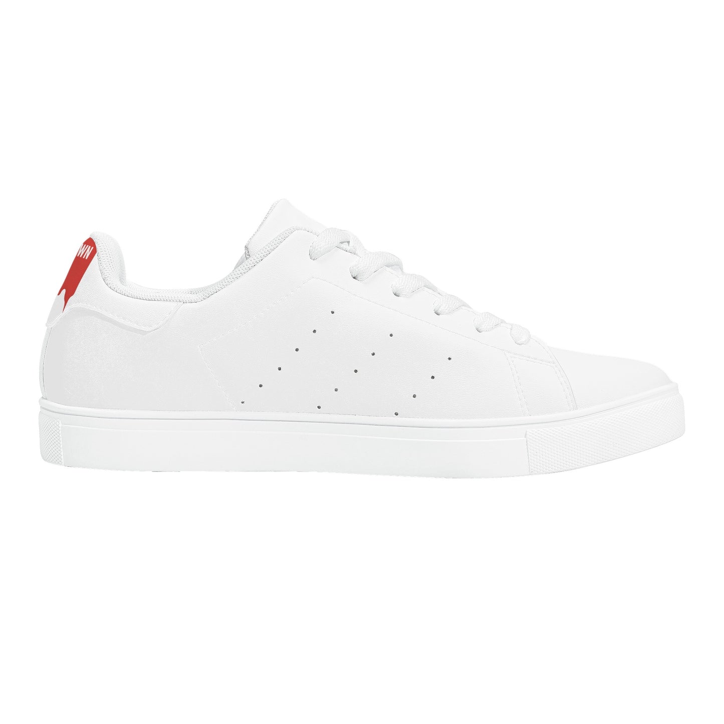 Men's FCS Low Top White Leather Sneakers