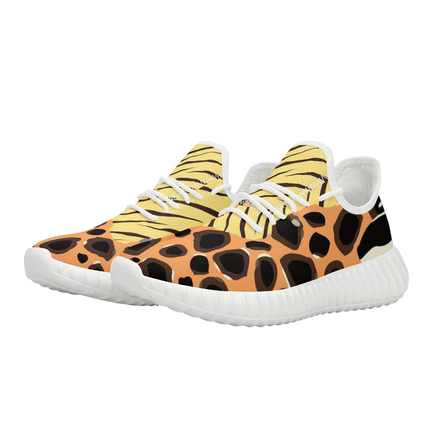 Mens FC Free Footers Safari Mesh Knit Sneakers
