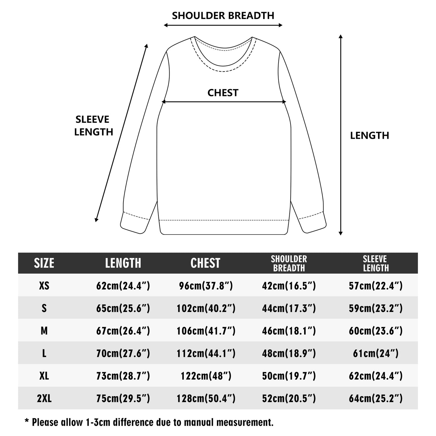 Front & Back Printing Adult Cotton Drip Banner Sweater shirt